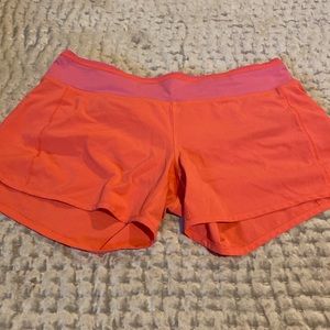 Lined short size 8 with a four inch inseam